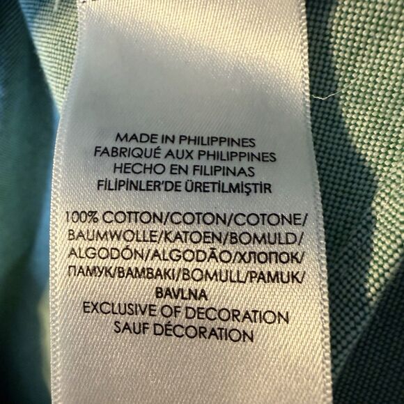 Ralph Lauren Green Long Sleeve Shirt Cotton 2XB 2G - Picture 6 of 6